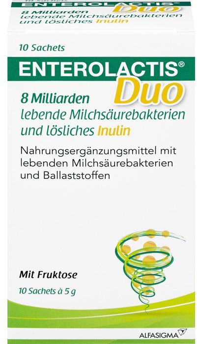 Alfasigma GmbH - c/o Design Offices Macherei ENTEROLACTIS Duo Pulver Sachets 50 g