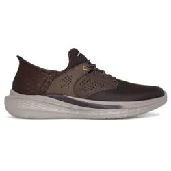 Skechers für Herren. 210890 Slade Macklin Lederpantoffeln braun (40), Wohnung, Schnürsenkel, Lässig