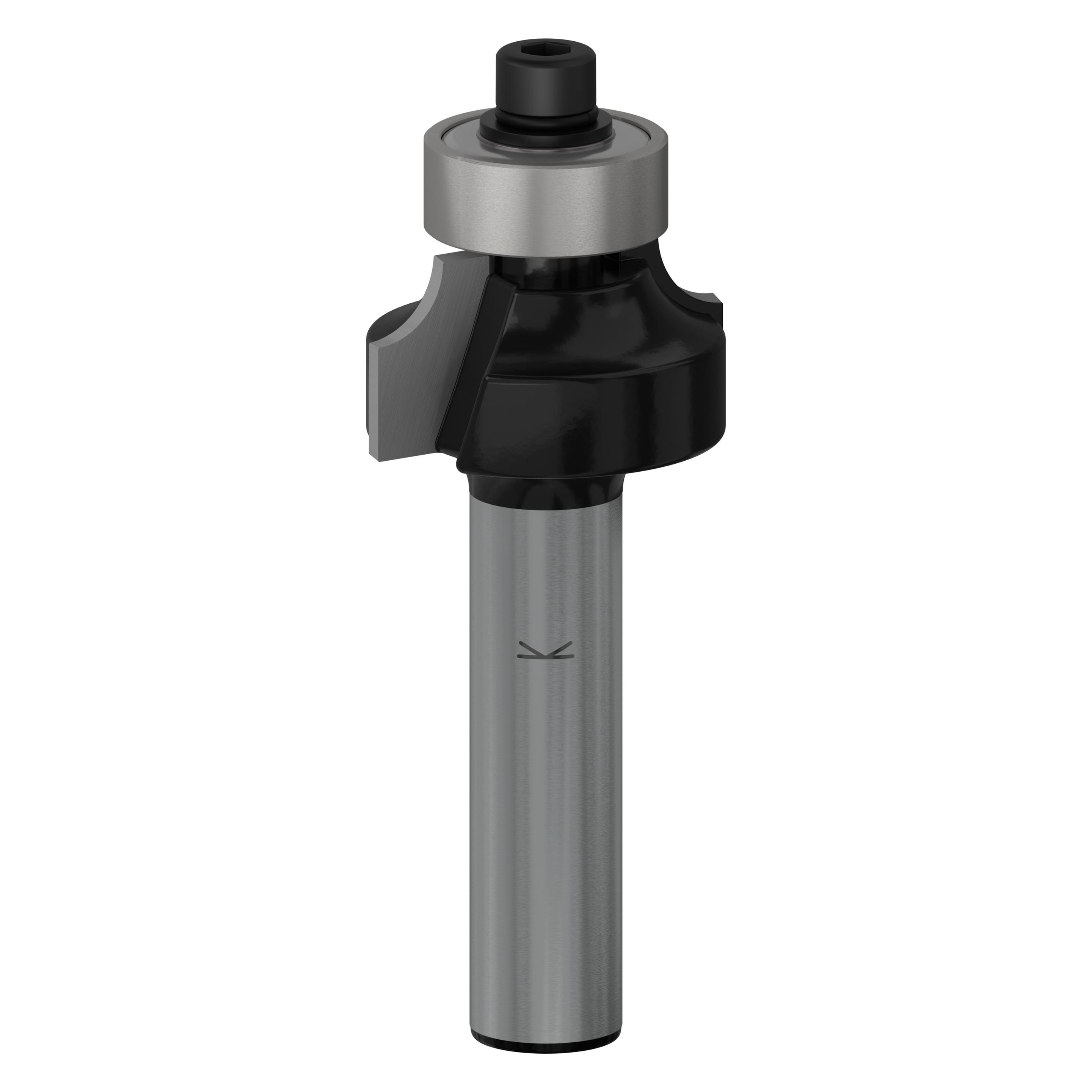 Bosch Professional Zubehör Abrundfräser, 8 mm, R1 4 mm, L 10,5 mm, G 53 mm (2608628339)