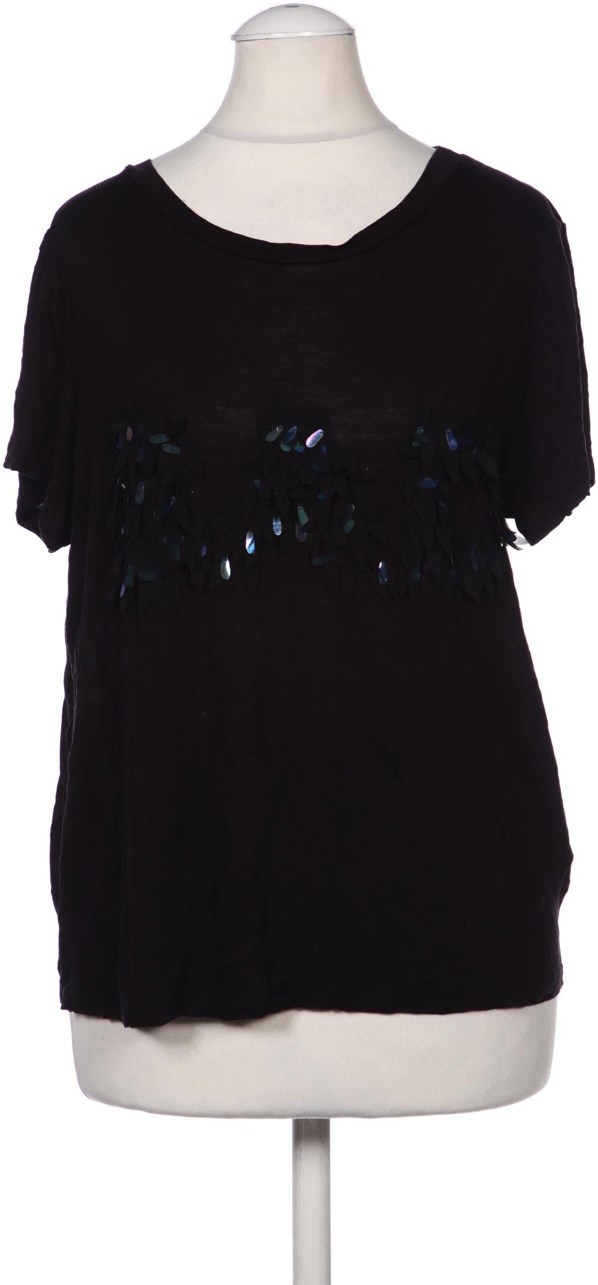 French Connection Damen T-Shirt, Schwarz, Gr. XS, Viskose - Second Hand