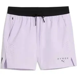 Puma Herren Freizeit / Mode Sommer GJ Shorts Shorts He/Uni M PUMA X HYROX PWRMODE 5 SHORT, Größe XL in Lila Lila