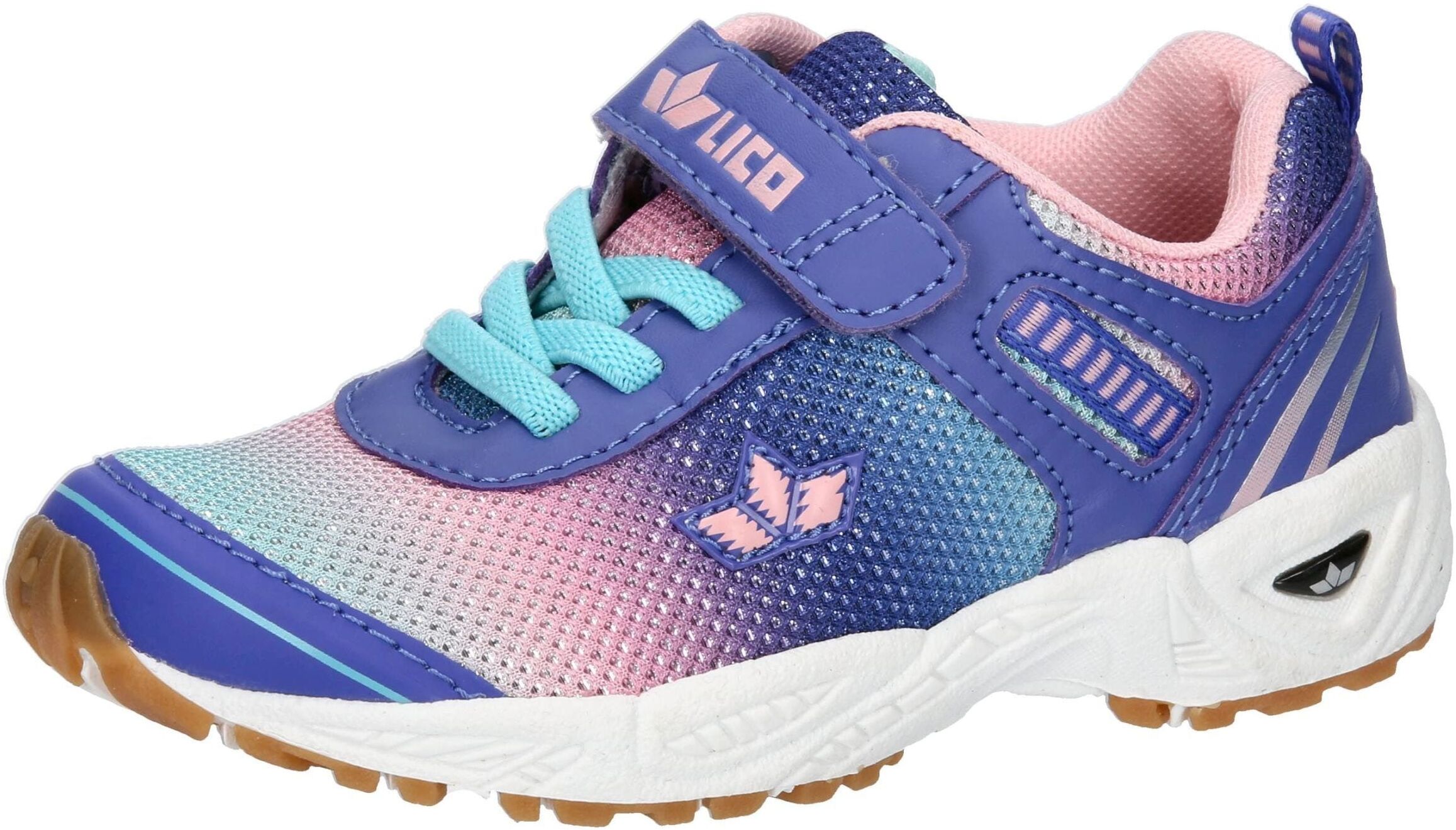 Hallenschuh LICO "Sportschuh Barney VS", Mädchen, Gr. 30, rosa, Synthetik, Schuhe Hallenschuh rosa 30