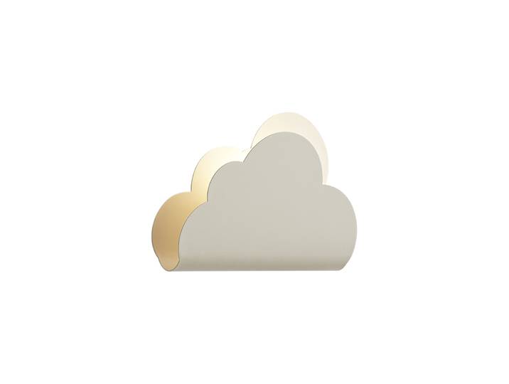 Applique murale pour enfants Nuage beige avec soleil - Cloudy