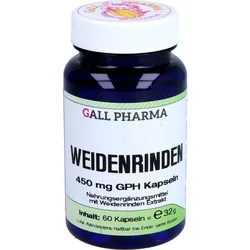 Weidenrinden 450mg Gph Kapseln 60 ST