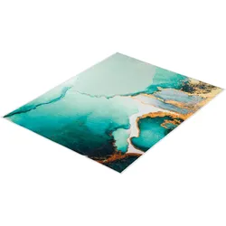 Kleine Wolke Badteppich Teal Petrol 50x60 cm