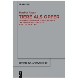 Tiere als Opfer, Fachbücher von Bettina Reese