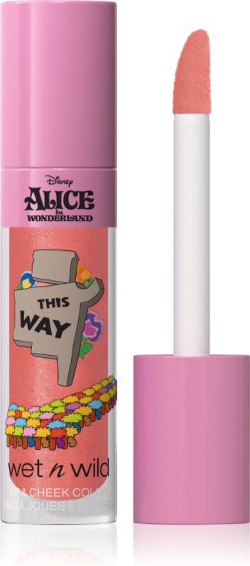 Wet n Wild Alice in Wonderland lip balm and blush shade This Way 6.5 ml