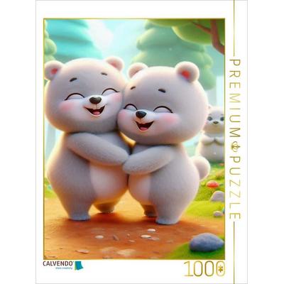 CALVENDO Puzzle Wir tanzen vor Freude | 1000 Teile Lege-Größe 64x48cm Foto-Puzzle für glückliche Stunden