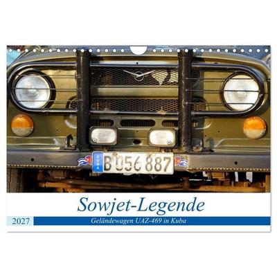 Sowjet-Legende - Der Geländewagen UAZ-469 in Kuba (Wandkalender 2027 DIN A4 quer), CALVENDO Monatskalender