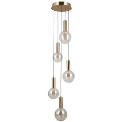 Italux PND-34378-5S-HBR LED Pendelleuchte Strela | 25W LED | 1450lm | 3000K