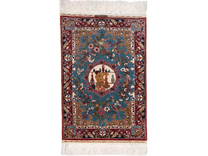 Hereke Seide Teppich 37x53 Handgeknüpft Orientteppich Seide