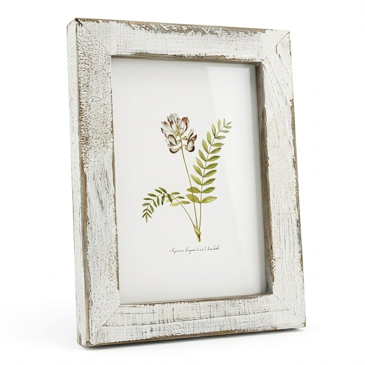 Beige houten fotolijst met vintage look voor wanddecoratie of als staande fotolijst