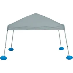 Sunjoy Stoff schwimmender Poolpavillon GRAN - 300cm x 300cm, grau