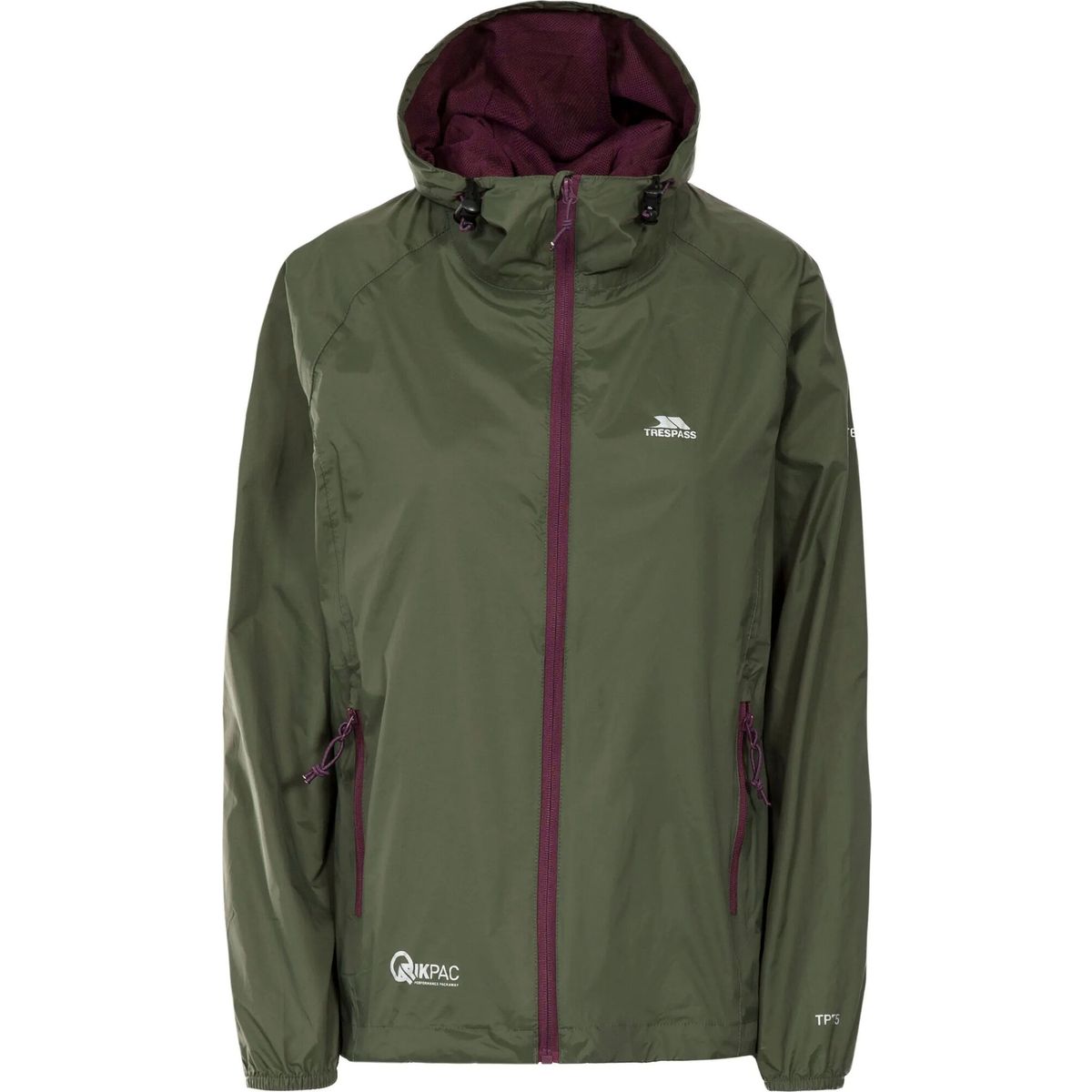 Trespass Qikpac Female Jacket moss (MS1) XS FAJKRAM30018_MS1_XS