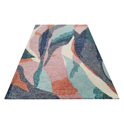 Teppich ESPRIT "Hills, ESP-39871", bunt, B:80cm H:8mm L:150cm, Polyester, Teppiche, Teppich, handgetuftet, modern, abstraktes Design für Wohn-, Schlafzimmer