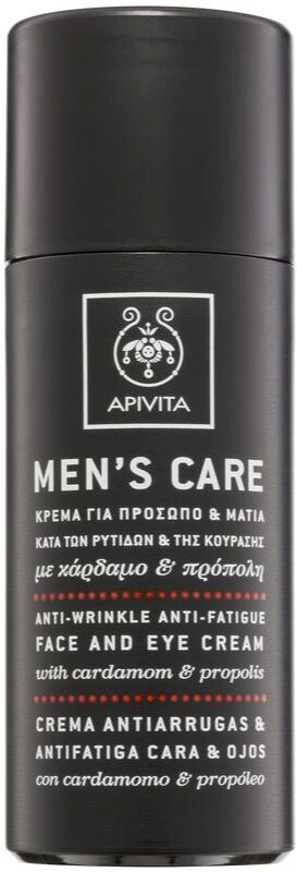 Apivita Men's Care Anti-Wrinkle Anti-Fatigue Face and Eye Cream Anti-Faltencreme für Gesicht und Augen 50 ml