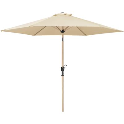 Marktschirm SCHNEIDER SCHIRME "Cordoba", beige (natur), Bespannung: 100% Polyester, Standschirme