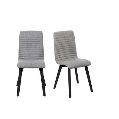 Essgruppe HOME AFFAIRE "Arosa Sitzgruppe für Küchen, Esstisch mit 4 Polsterstühlen, 5-tlg", grau (, grau, grau, schwarz), B:180cm H:73cm T:90cm, FSC-zertifiziertes Massivholz, Holzwerkstoff, Metall, Polyester, Sitzmöbel-Sets, Essgruppe, Stuhlbeine...