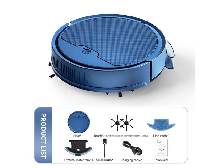 BowAI-Robot de balayage intelligent 3 en 1 pour la maison, mini balayeuse, aspirateur sans fil, robots de balayage pour un usage domestique
