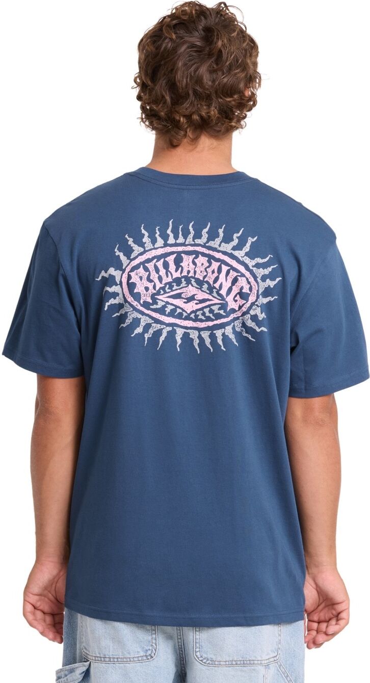 T-Shirt BILLABONG "Reverse Premium", Herren, Gr. XXL, blau (schwarz denim), Obermaterial: 100% Baumwolle., Shirts T-Shirt schwarz denim XXL