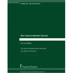 Die transzendente Zensur, Sachbücher von Lucian Blaga