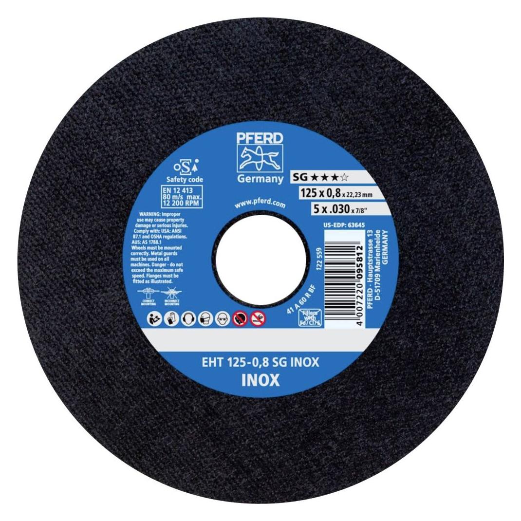 Pferd Trennscheibe EHT SG INOX (EHT 125-0,8 SG INOX)