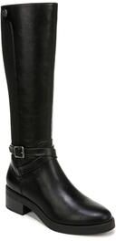 Women's Brittany Riding Boot by LifeStride in Black Faux Leather (Size 7 M)