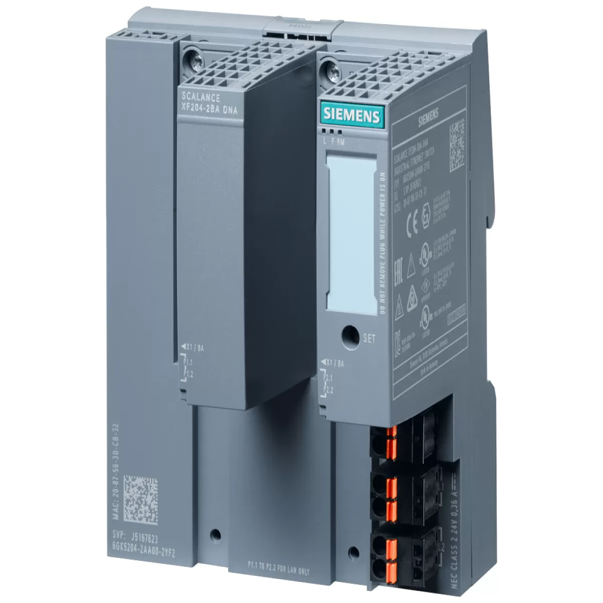 Siemens SCALANCE XF204-2BA DNA, Managed