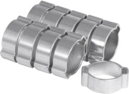 RIEGLER 2-Ohr-Schlauchklemme Stahl verzinkt 14-17mm Bandbreite 7,0mm (143181)