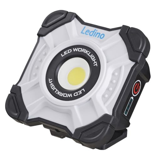 Ledino LED accu-handlamp Schönau 10W 1000lm werkspot werklamp