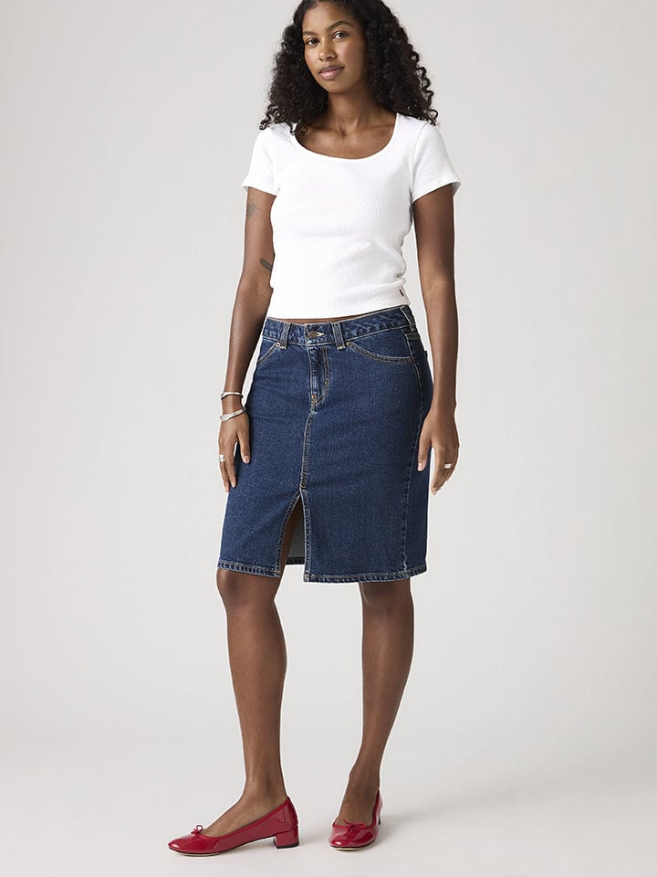 Levi's Jeansrock in Dunkelblau - W30