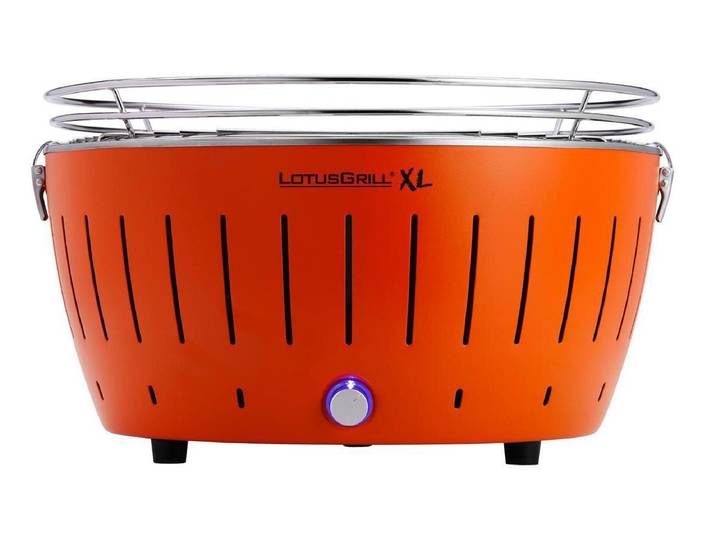 Holzkohlegrill LOTUSGRILL Grill XL , orange, B:43,5cm H:25,7cm T:43,5cm, Grills, Holzkohlegrill