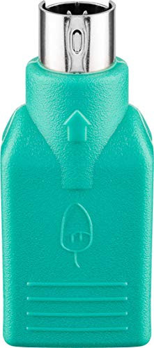 Goobay USB-A naar PS/2-adapter, groen