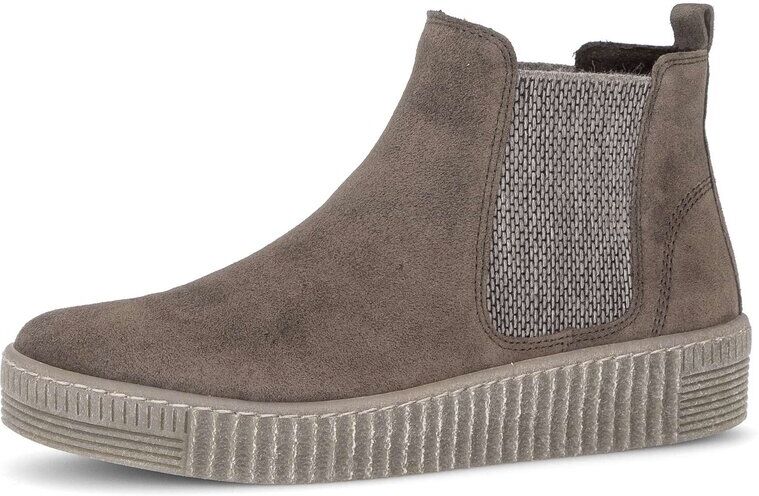 Chelseaboots GABOR "Chelsea Boot", Damen, Gr. 36, braun (braun, shoko), Schuhe Chelseaboots