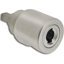 Hekna, Möbelausstattung, ERGO-LINE SYSTEM 30 Zylinder Drehknopf Metall rechts,Zamak vernickelt matt (1 Stk.)