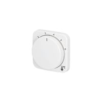 Zentralscheibe Temperatur rund, Thermostat weiß, Retail