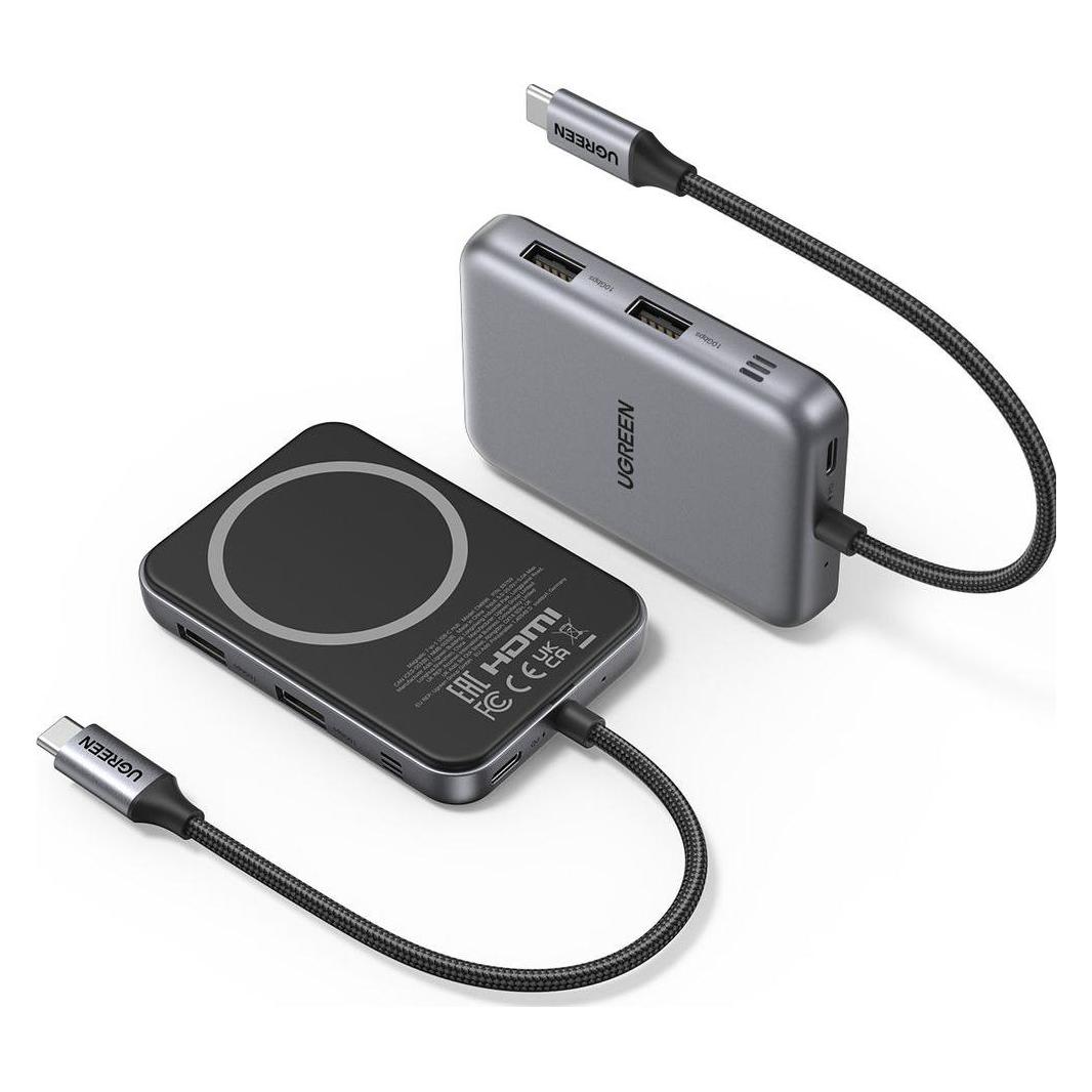 Ugreen CM896 7in1 USB-C-Hub 65759 (USB-C, 7 Ports) (65759)