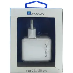 Movow Wandladegerät 2x USB-Ports Weiß