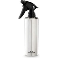 Edelstahl Sprühflasche 550ml, Pumpsprüher silber/schwarz