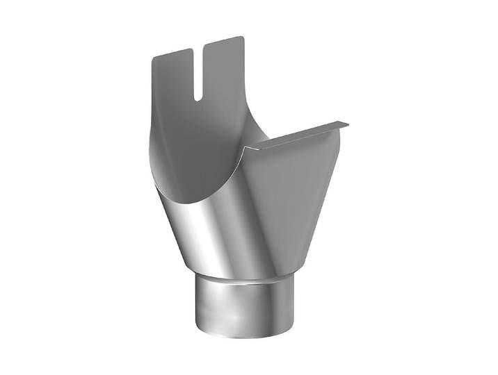 Sarei Rinneneinhangstutzen Aluminium Natur NW 100