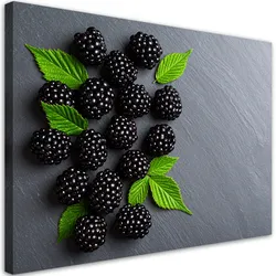 LEINWANDBILD Brombeeren Früchte Natur 60x40cm