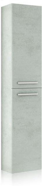 duehome Columna de baño de 2 puertas 150x30 cm Osvak - Cemento