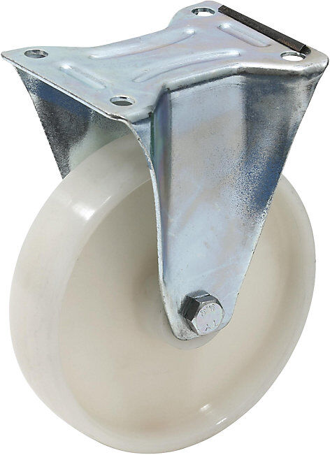 Ersatzrolle für Kippbehälter, Ø 180 mm, Nylon, Bockrolle eurokraft pro