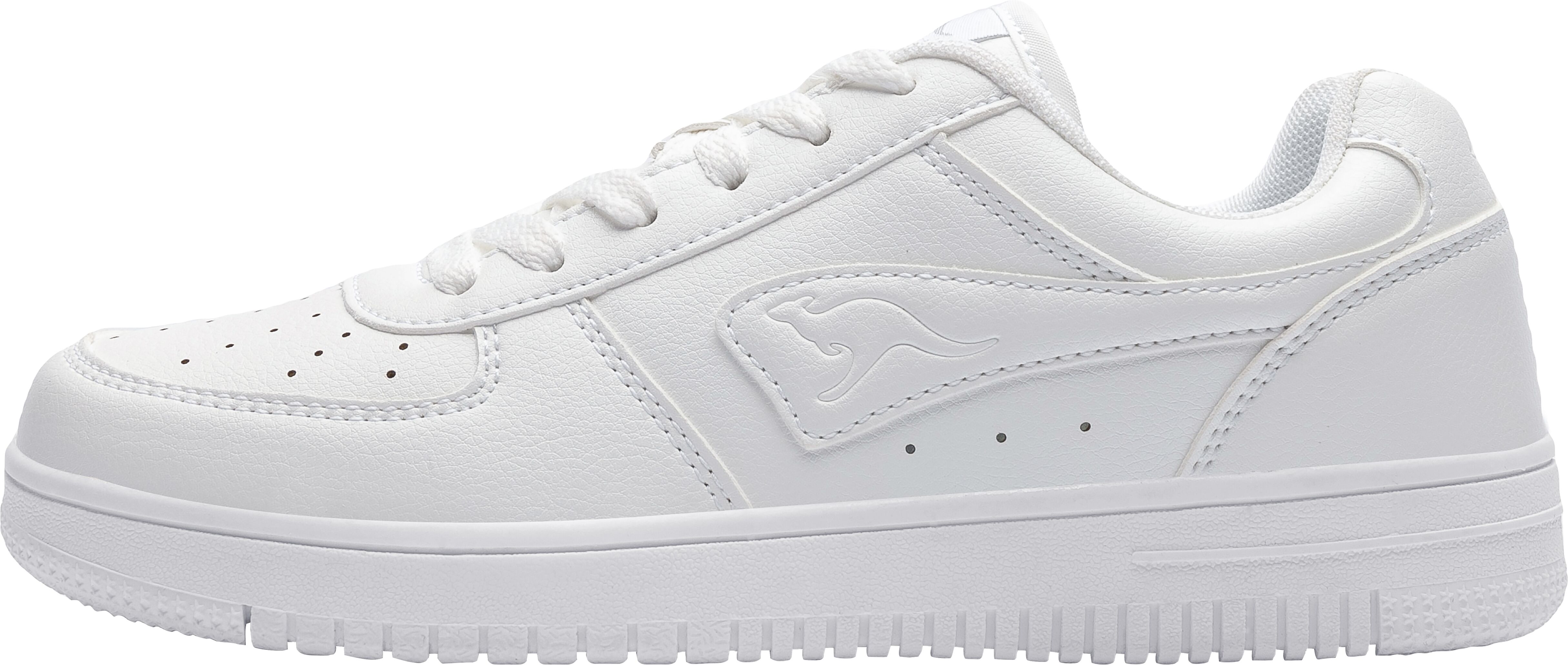 Sneaker KANGAROOS "K-Watch", Damen, Gr. 37, weiss (weiß), Synthetik, Schuhe Sneaker weiß 37