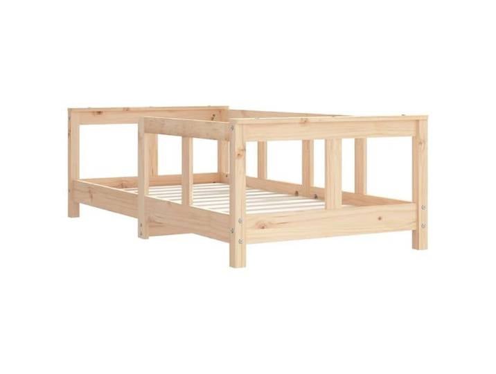 Soldes d'automne Brun Structure de lit enfant Mode - Cadre de lit pour enfant - 70x140cm - Bois de pin massif 5113065319774