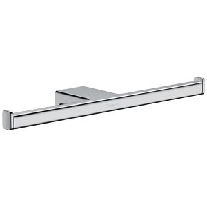 hansgrohe Toilettenpapierhalter AddStoris 41748000, verchromt, zum Bohren, für 2 Rollen, aus Metall