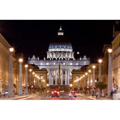 Fototapete PAPERMOON "Petersdom", bunt, B:3,5m L:2,6m, Vlies, Tapeten