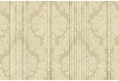 Seabrook Designs Nadia Striped Damask Unpasted Wallpaper