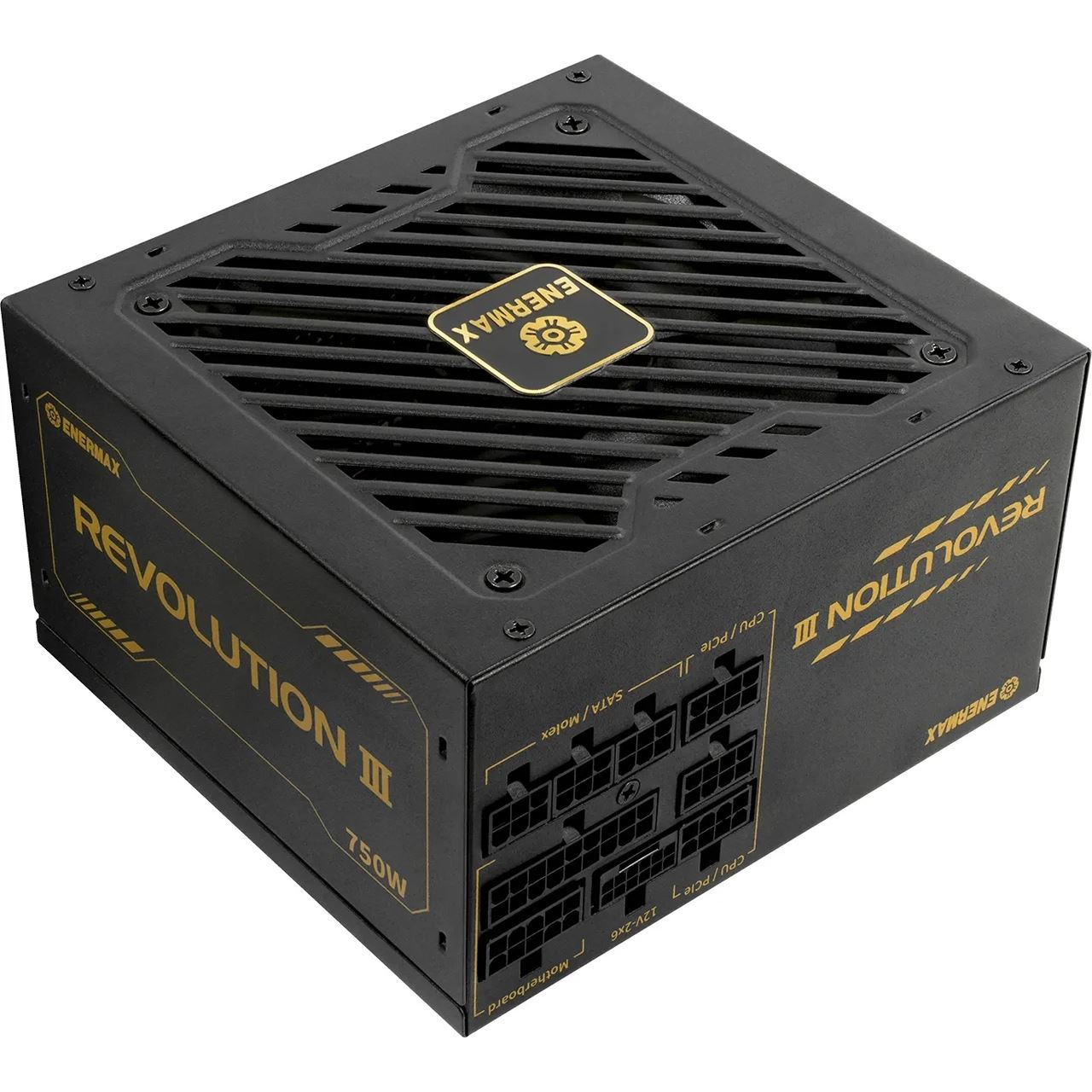 750 Watt Enermax Revolution3 80+ Gold Black FULLMOD