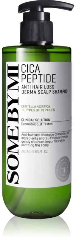 Some By Mi Cica Peptide Derma Scalp Shampoo stärkendes Shampoo gegen Haarausfall mit beruhigender Wirkung 285 ml